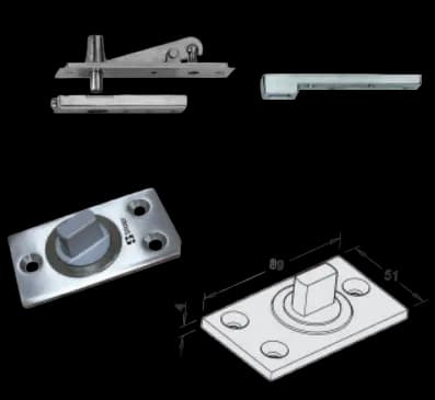 KIT PIVOT DE SOL S-6250 250KG STAP