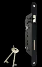 SERRURE ENC R6050CR NOIR MAT COND