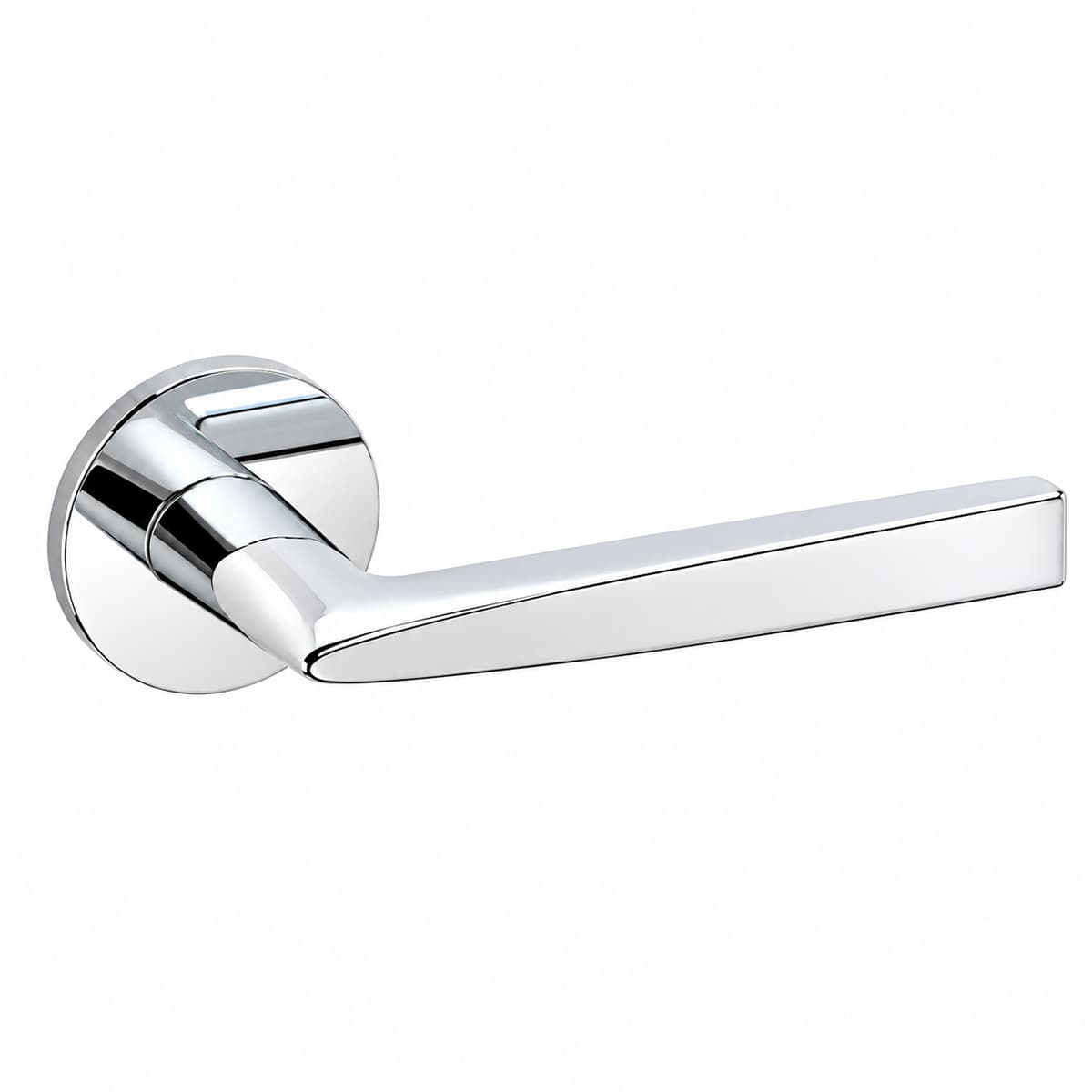 Poignée de porte intérieure  sur rosace  RZ-1017K-02 chrome iRIS STAP