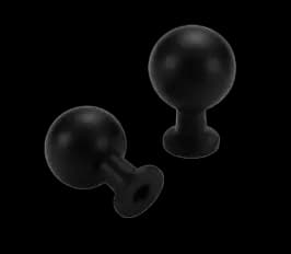 Bouton de Meuble Z-2025-B-04 NOIR MAT