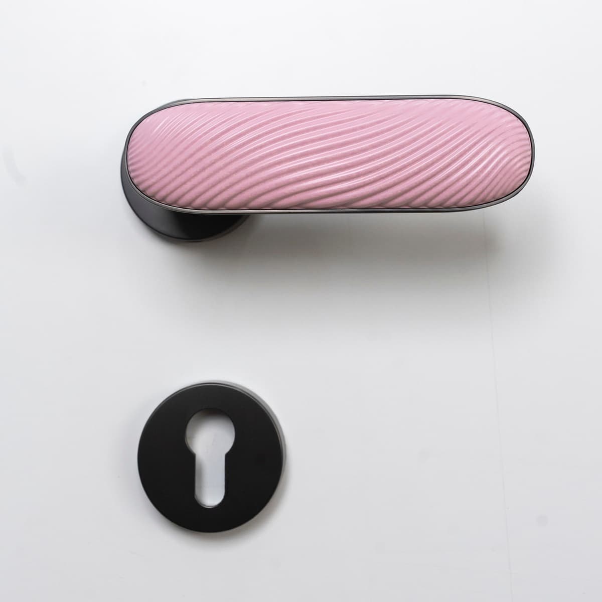 Poignée de porte GRAPHITE.ROSE RZ-1020Y-08.22 S.ROS GT iRIS STAP