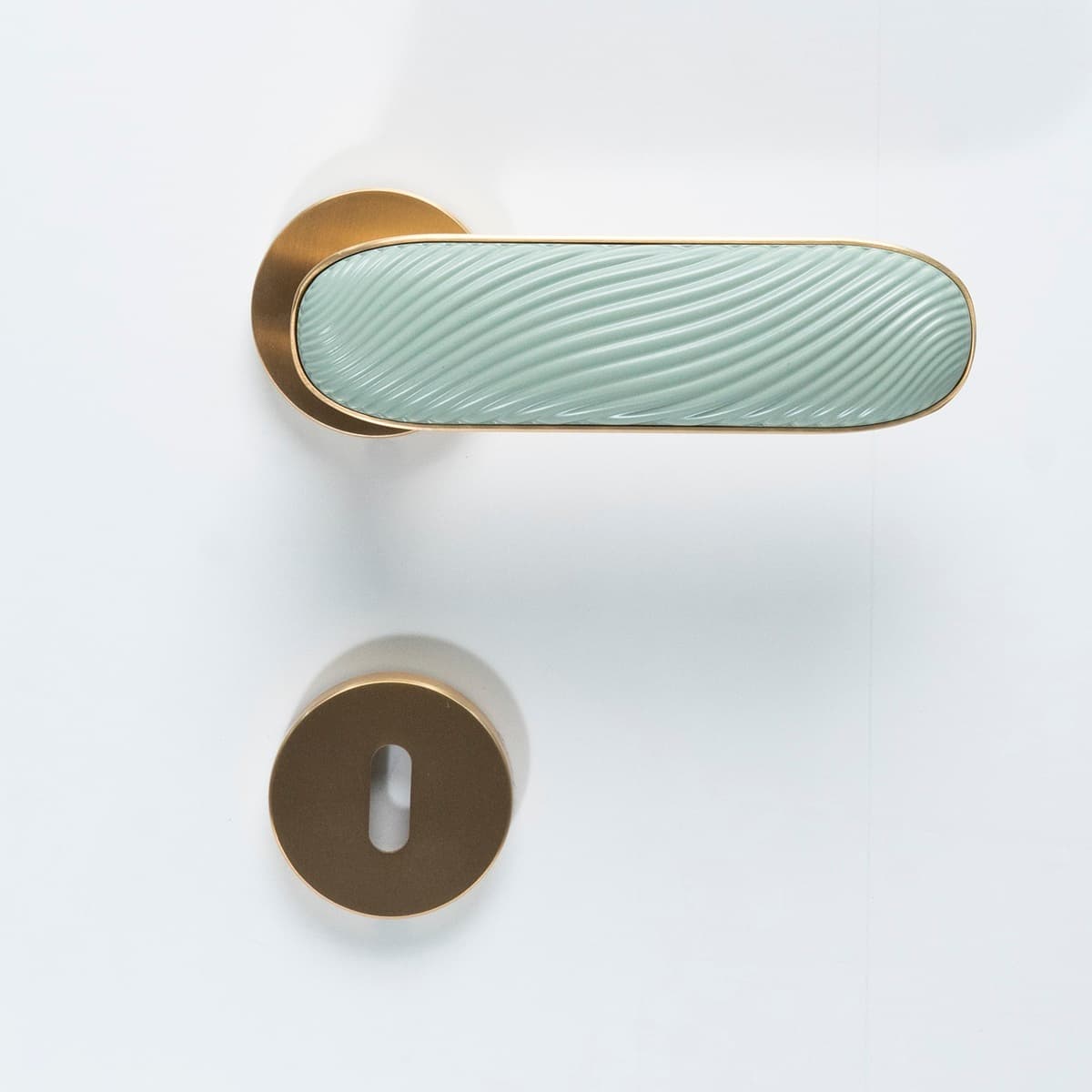 Poignée de porte DORE.PASTEL RZ-1020K-07.23 S.ROS PT iRIS STAP